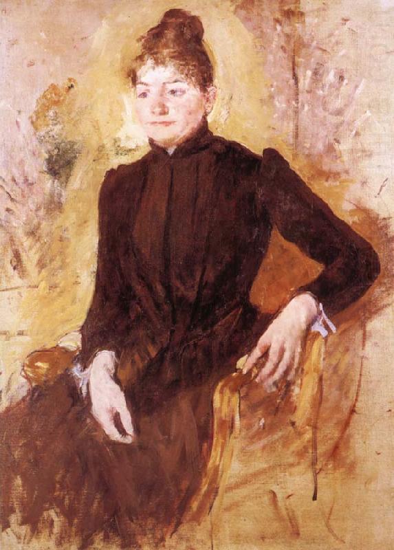 Mary Cassatt The woman in Black china oil painting image